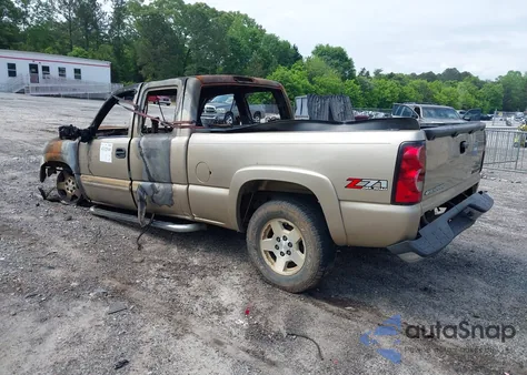 2005 Chevrolet Silverado 1500 Z71 из США, поврежденный, VIN 1GCEK19B65E260861